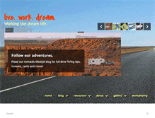 Tablet Screenshot of liveworkdream.com